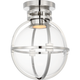 Gracie 10" Captured Globe Flush Mount