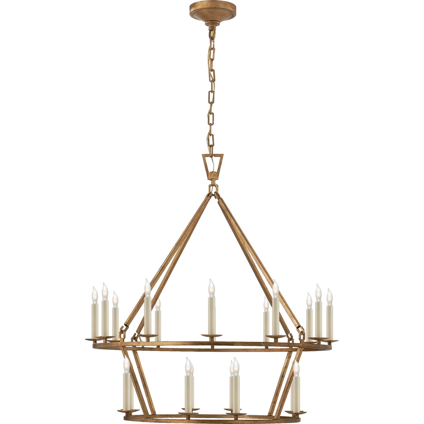 Darlana Medium Two-Tier Chandelier