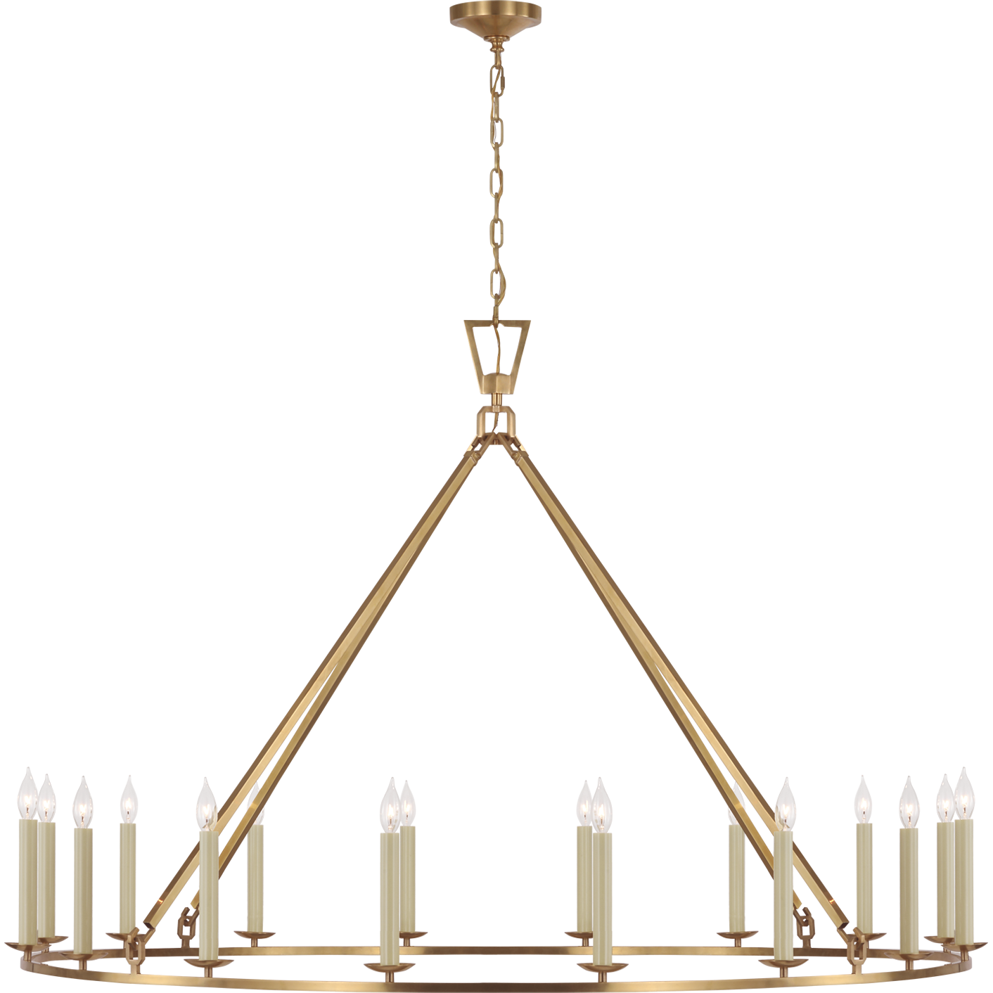 Darlana Oversized Single Ring Chandelier