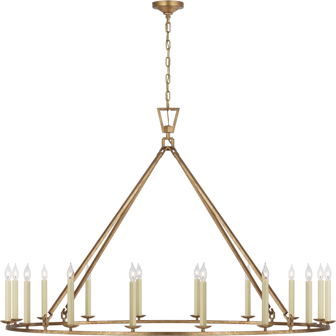 Darlana Oversized Single Ring Chandelier