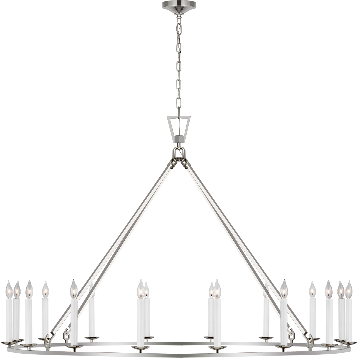 Darlana Oversized Single Ring Chandelier