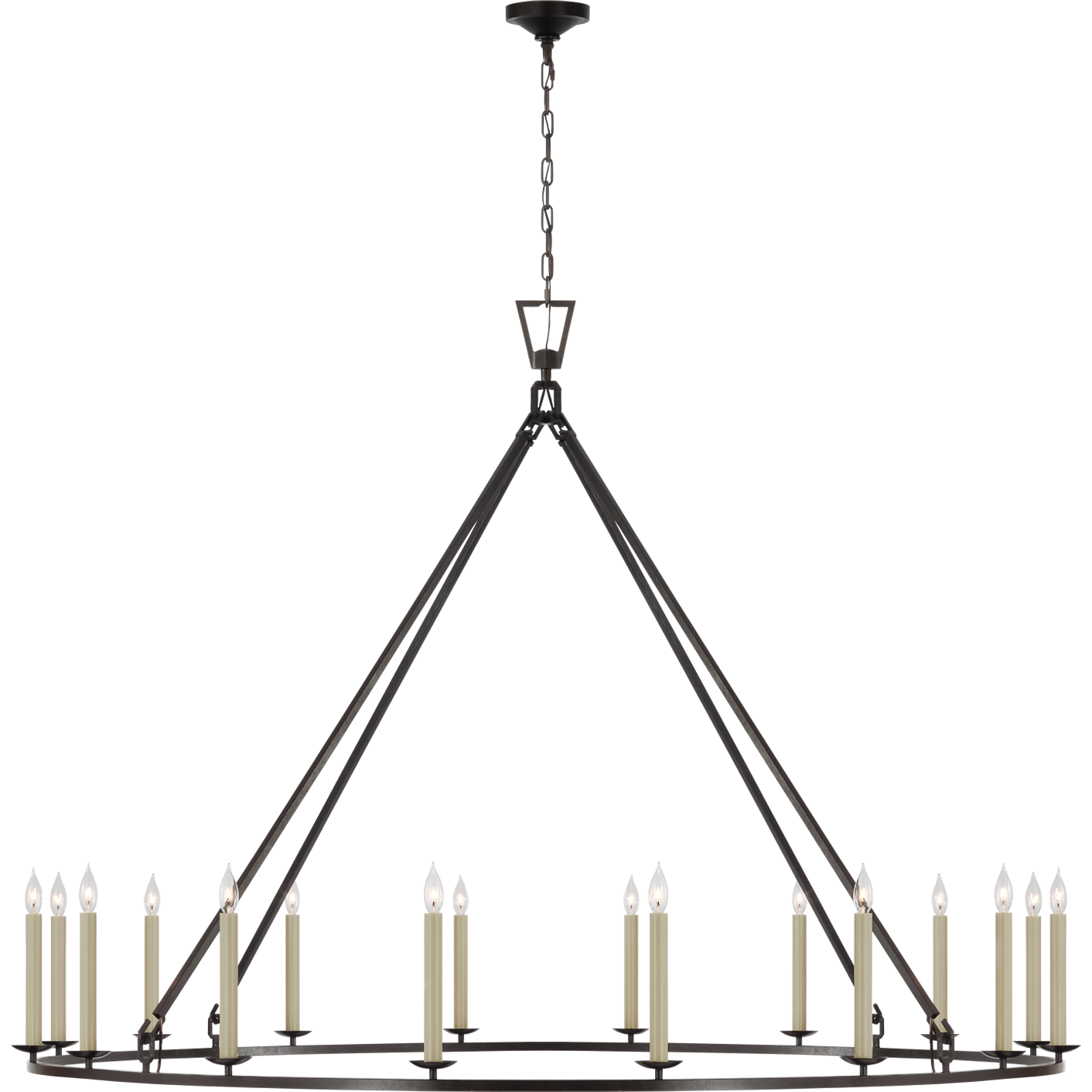 Darlana Grande Single Ring Chandelier