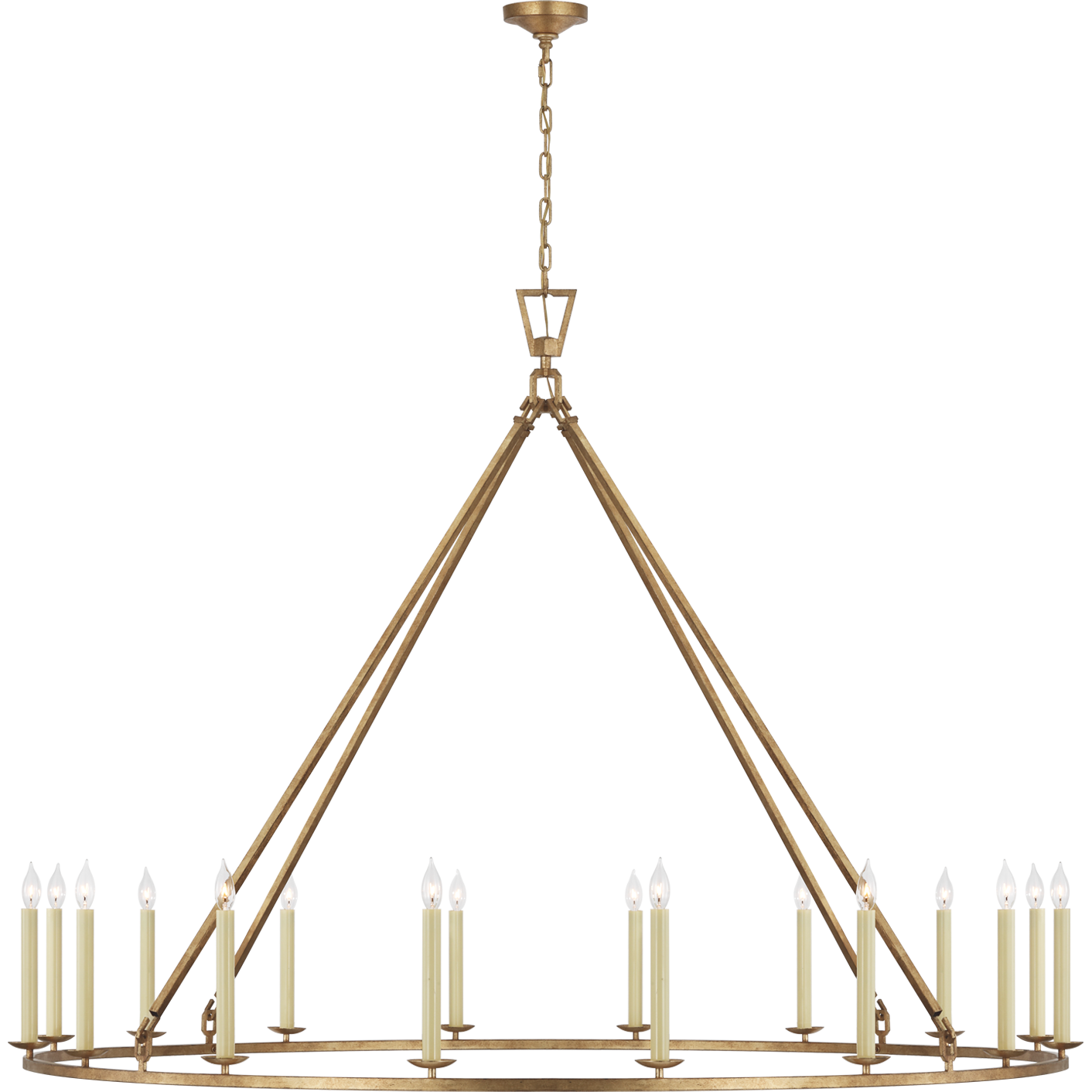 Darlana Grande Single Ring Chandelier