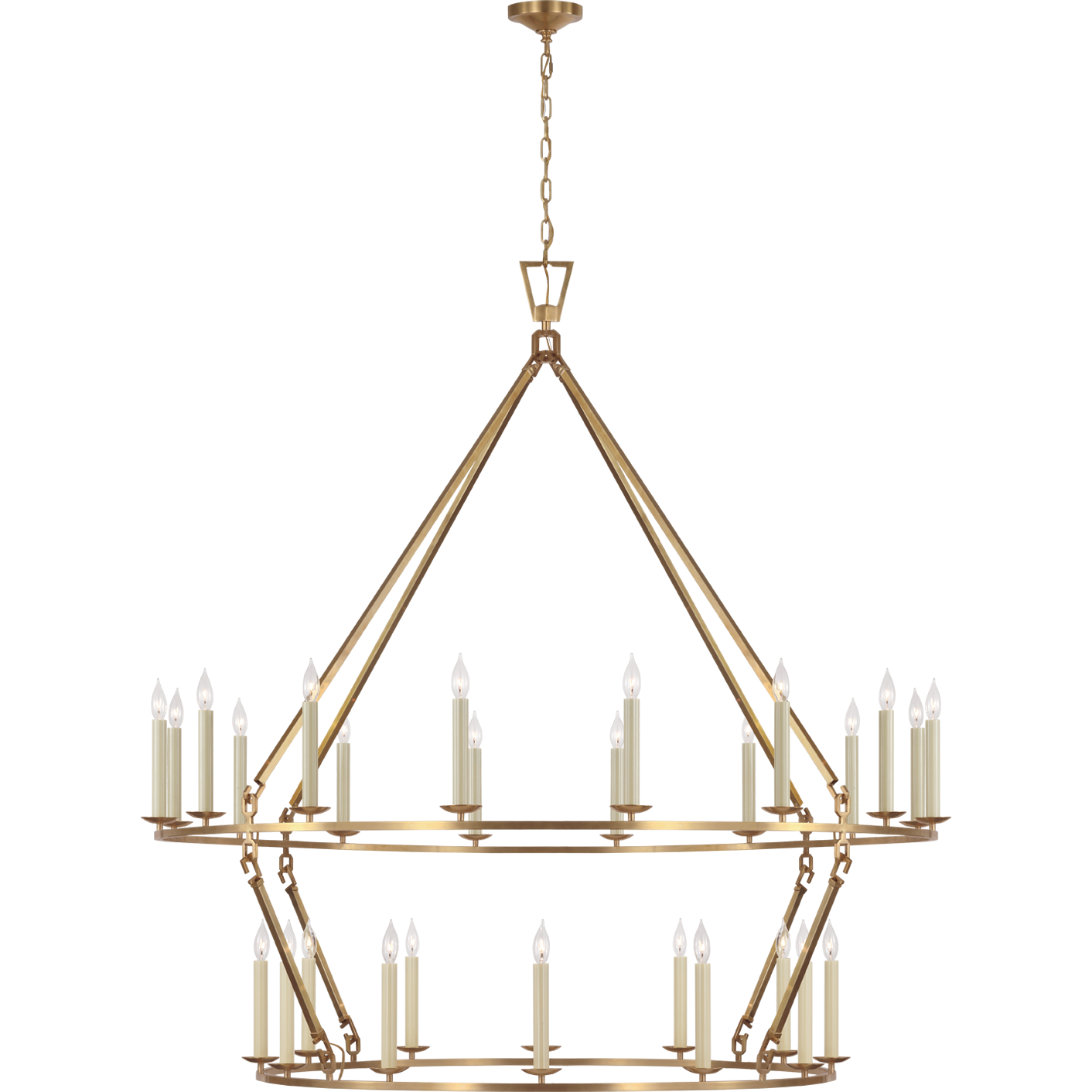 Darlana Oversized Two Tier Chandelier