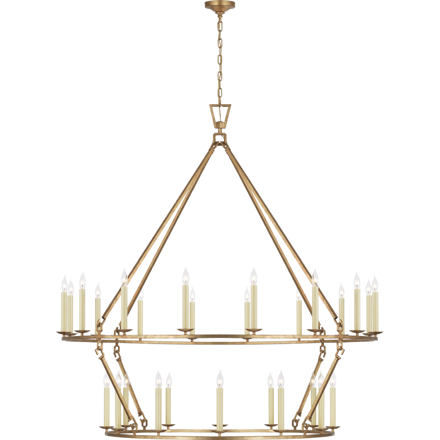 Darlana Oversized Two Tier Chandelier