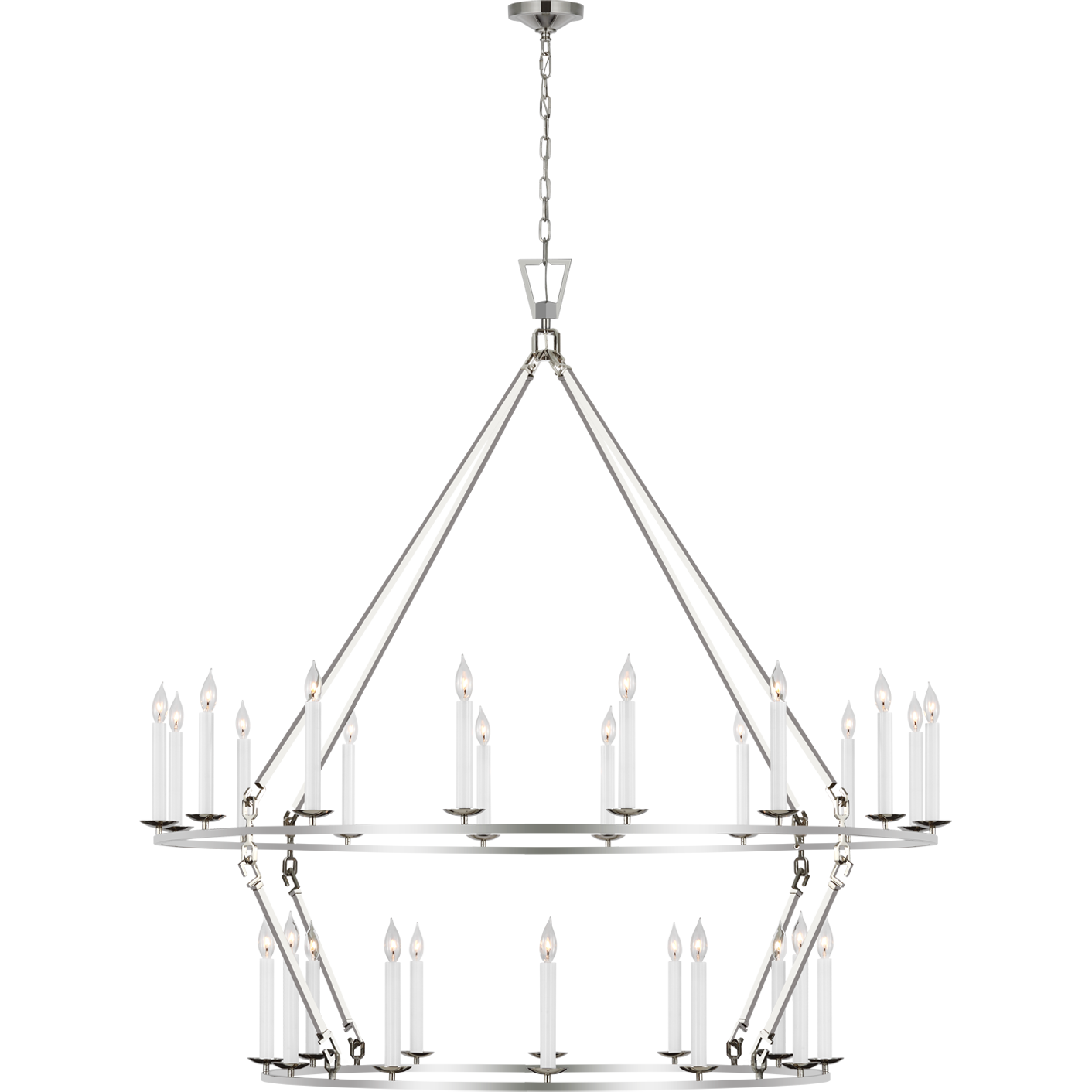 Darlana Oversized Two Tier Chandelier