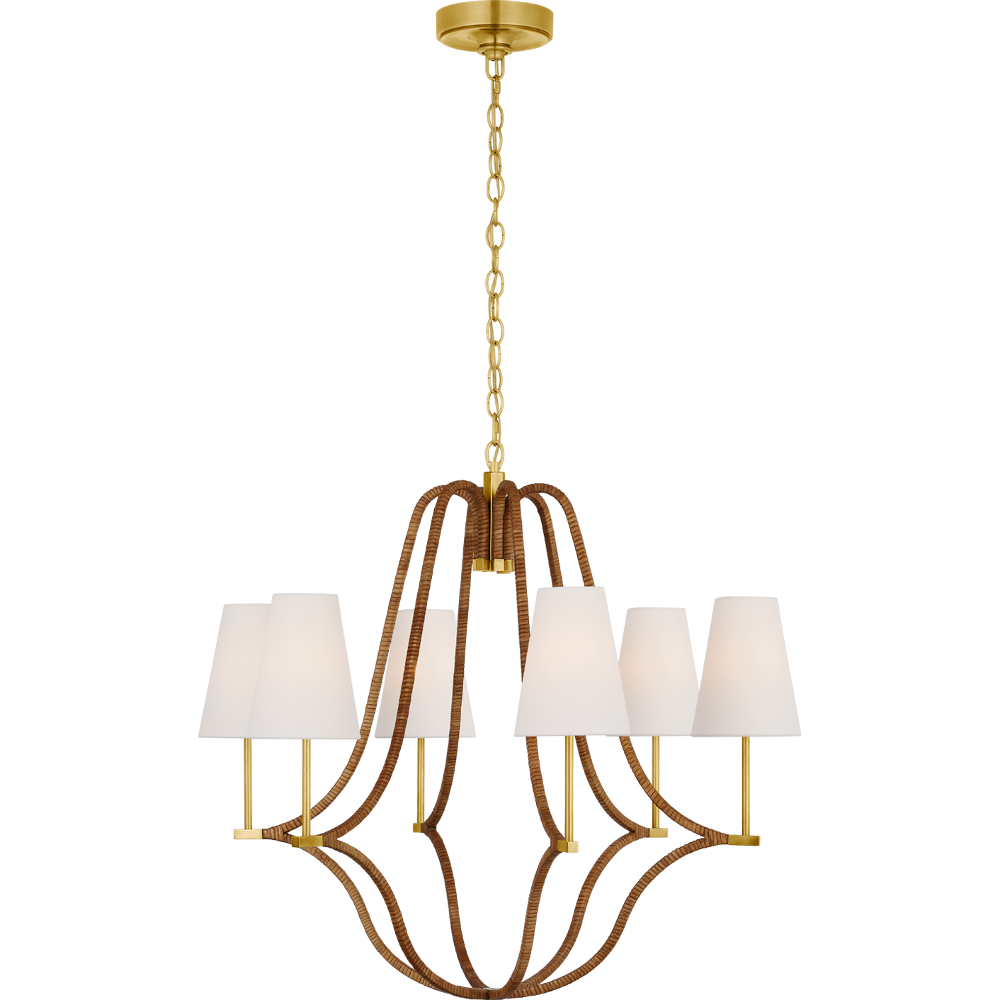 Biscayne Large Wrapped Chandelier