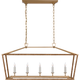 Darlana Medium Rattan Wrapped Linear Lantern