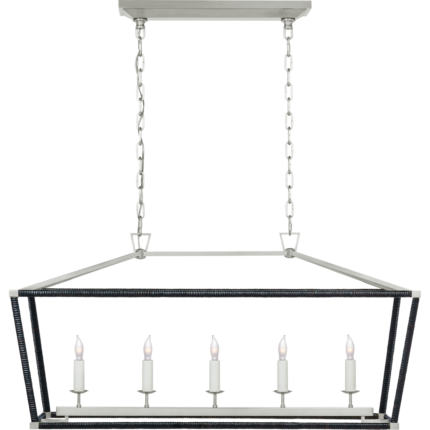 Darlana Medium Rattan Wrapped Linear Lantern