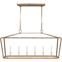 Darlana Large Rattan Wrapped Linear Lantern