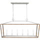 Darlana Large Rattan Wrapped Linear Lantern