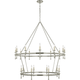 Classic 54" Two-Tier Ring Chandelier