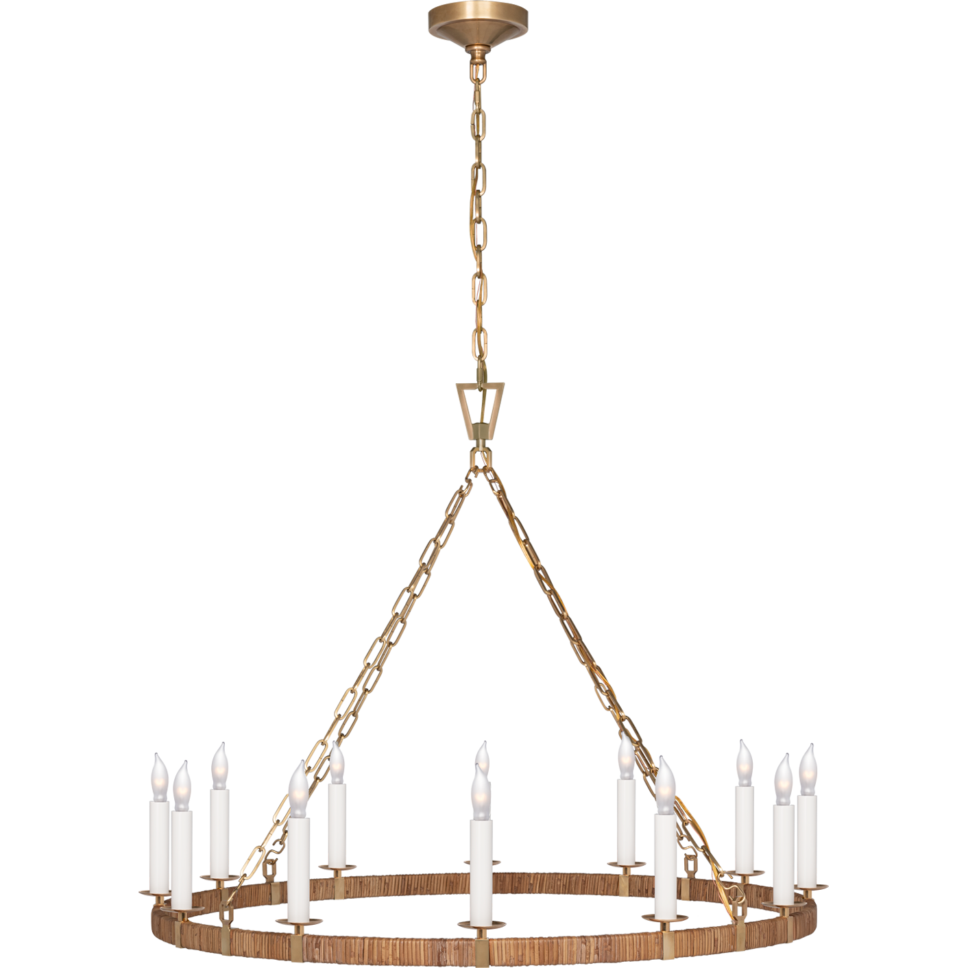 Darlana Large Wrapped Ring Chandelier