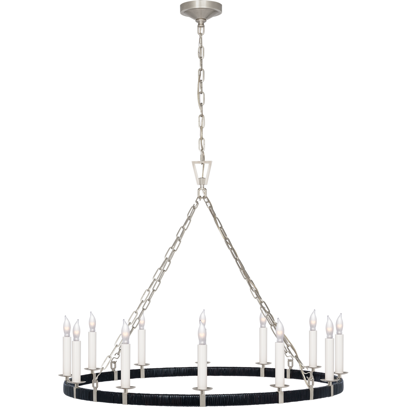 Darlana Large Wrapped Ring Chandelier