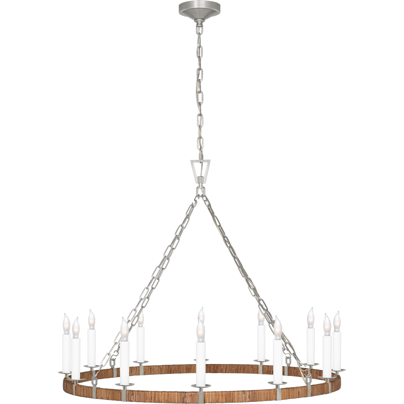 Darlana Large Wrapped Ring Chandelier