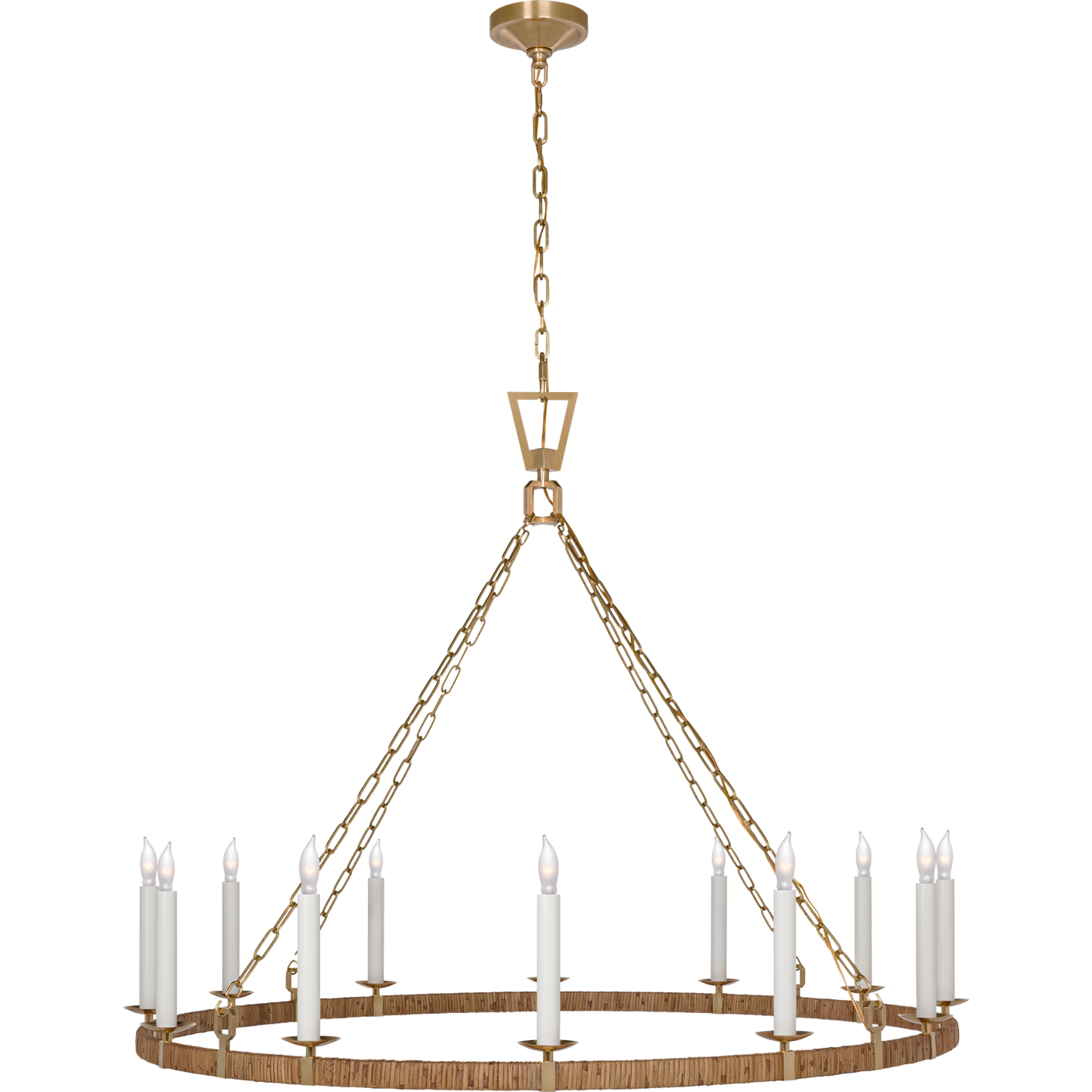 Darlana XL Wrapped Ring Chandelier