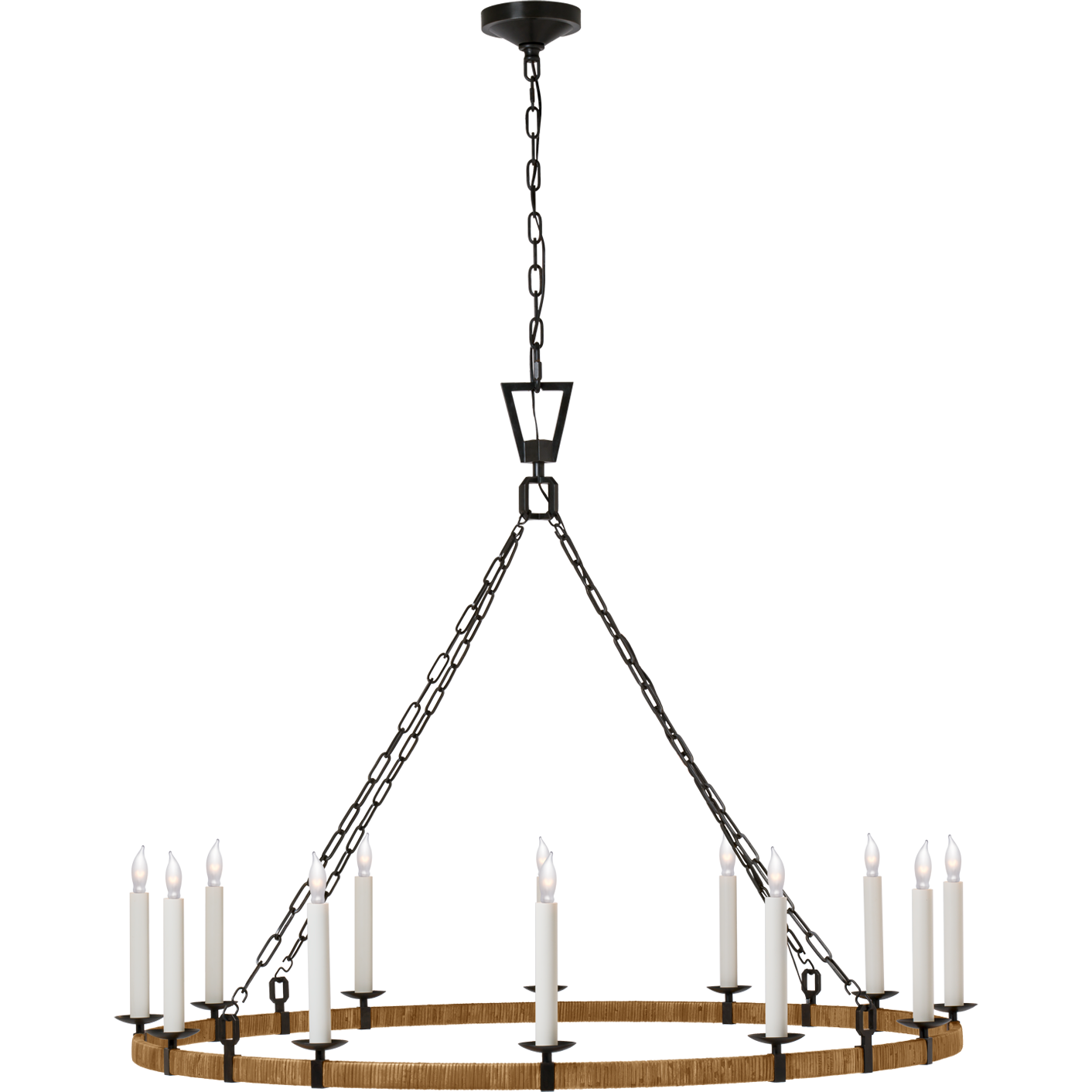 Darlana XL Wrapped Ring Chandelier