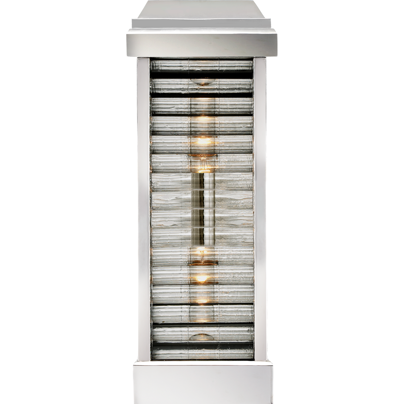 Dunmore Curved Glass Louver Sconce