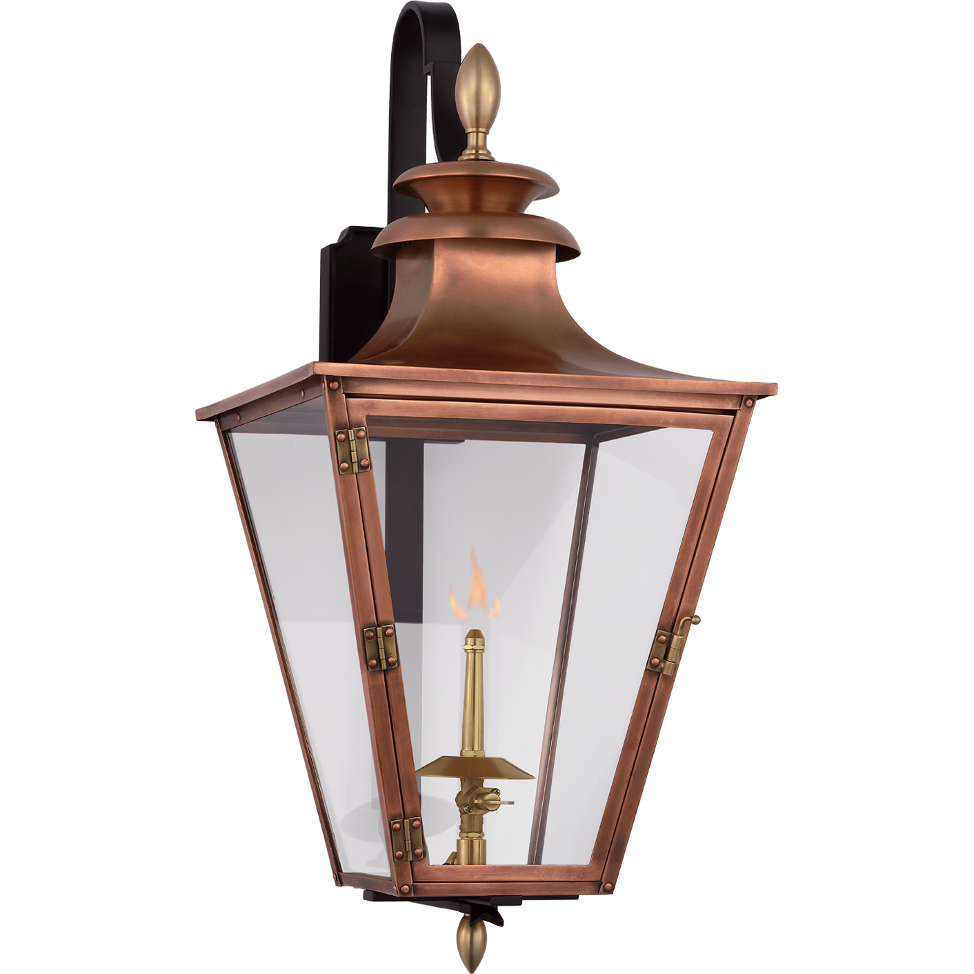 Albermarle Small Bracketed Gas Wall Lantern