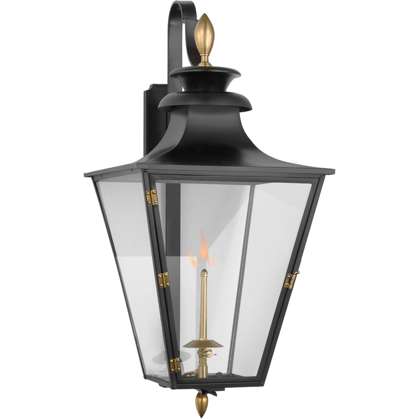 Albermarle Medium Bracketed Gas Wall Lantern