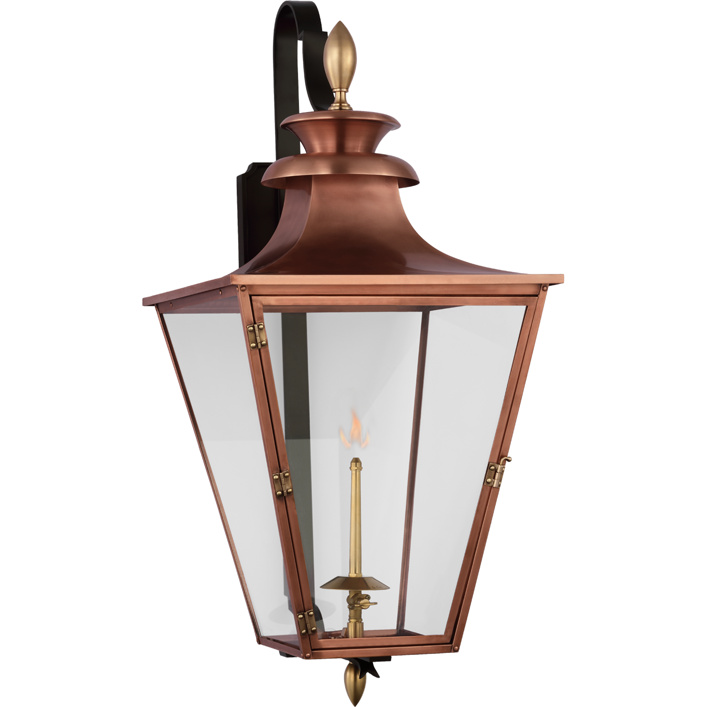 Albermarle Medium Bracketed Gas Wall Lantern