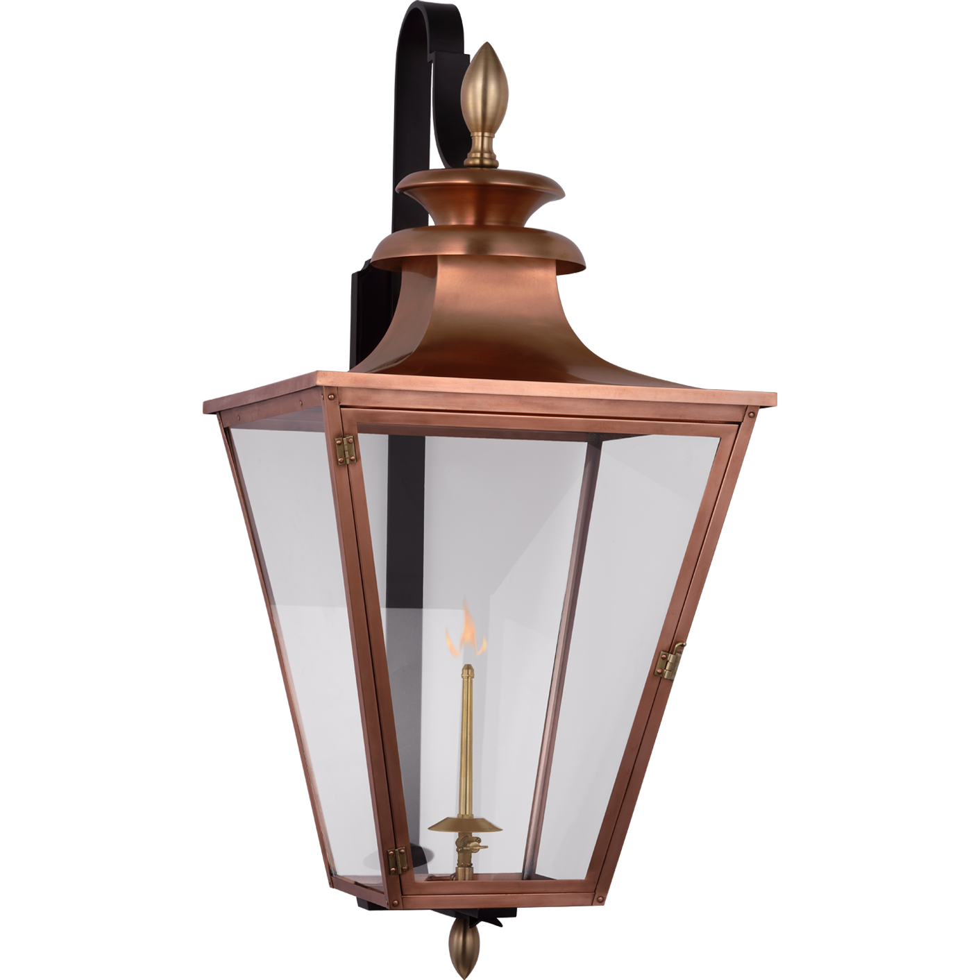 Albermarle Large Bracketed Gas Wall Lantern