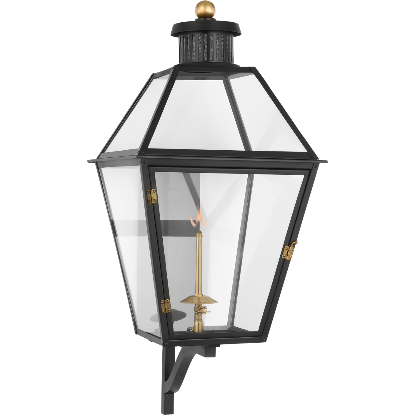 Stratford Large Bracketed Gas Wall Lantern