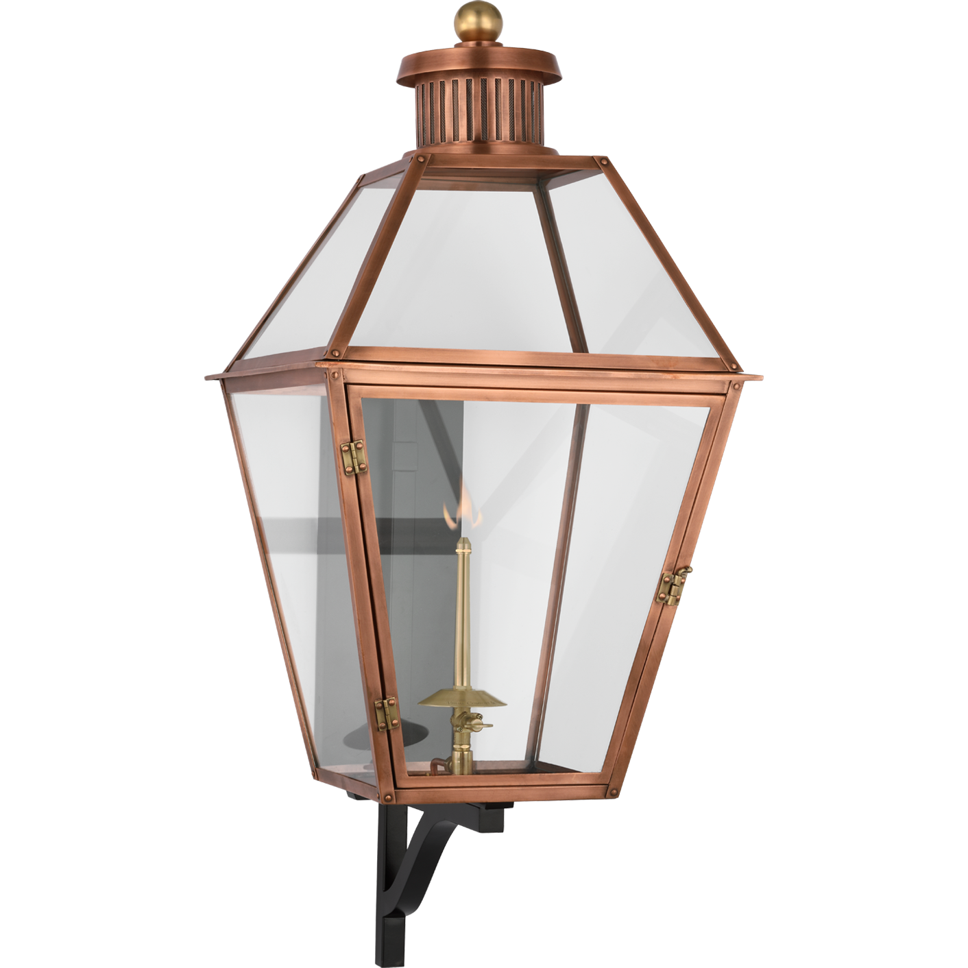 Stratford Large Bracketed Gas Wall Lantern