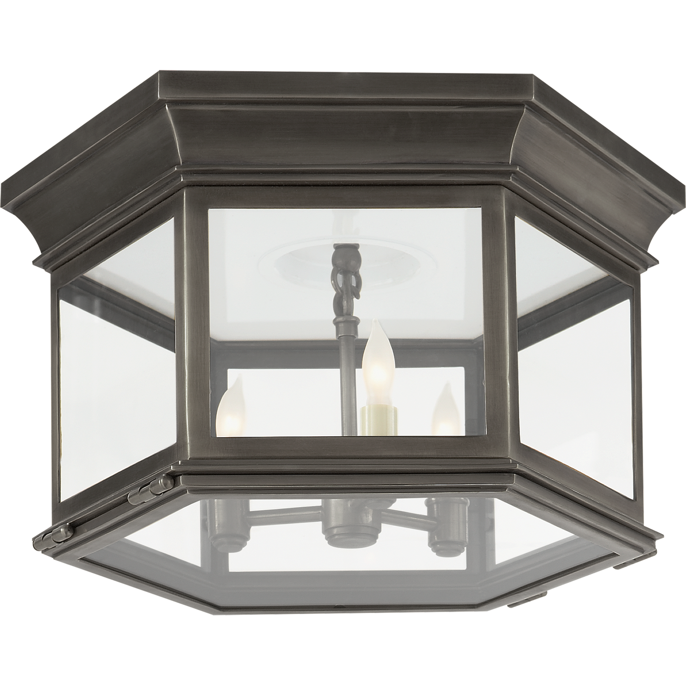 Club Large Hexagonal Flush Mount