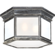 Club Large Hexagonal Flush Mount
