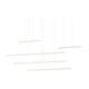 Chute Motion 60" LED Multi Pendant