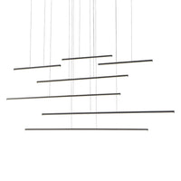 Chute Motion 70" LED Multi Pendant