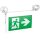 Self-Powered Running Man Exit Sign & Emergency Light Combo Unit