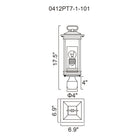 CWI - Granville 1-Light Outdoor Post Light - Lights Canada