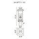 CWI - Granville 1-Light Outdoor Post Light - Lights Canada