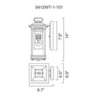 CWI - Granville 1-Light Outdoor Wall Light - Lights Canada