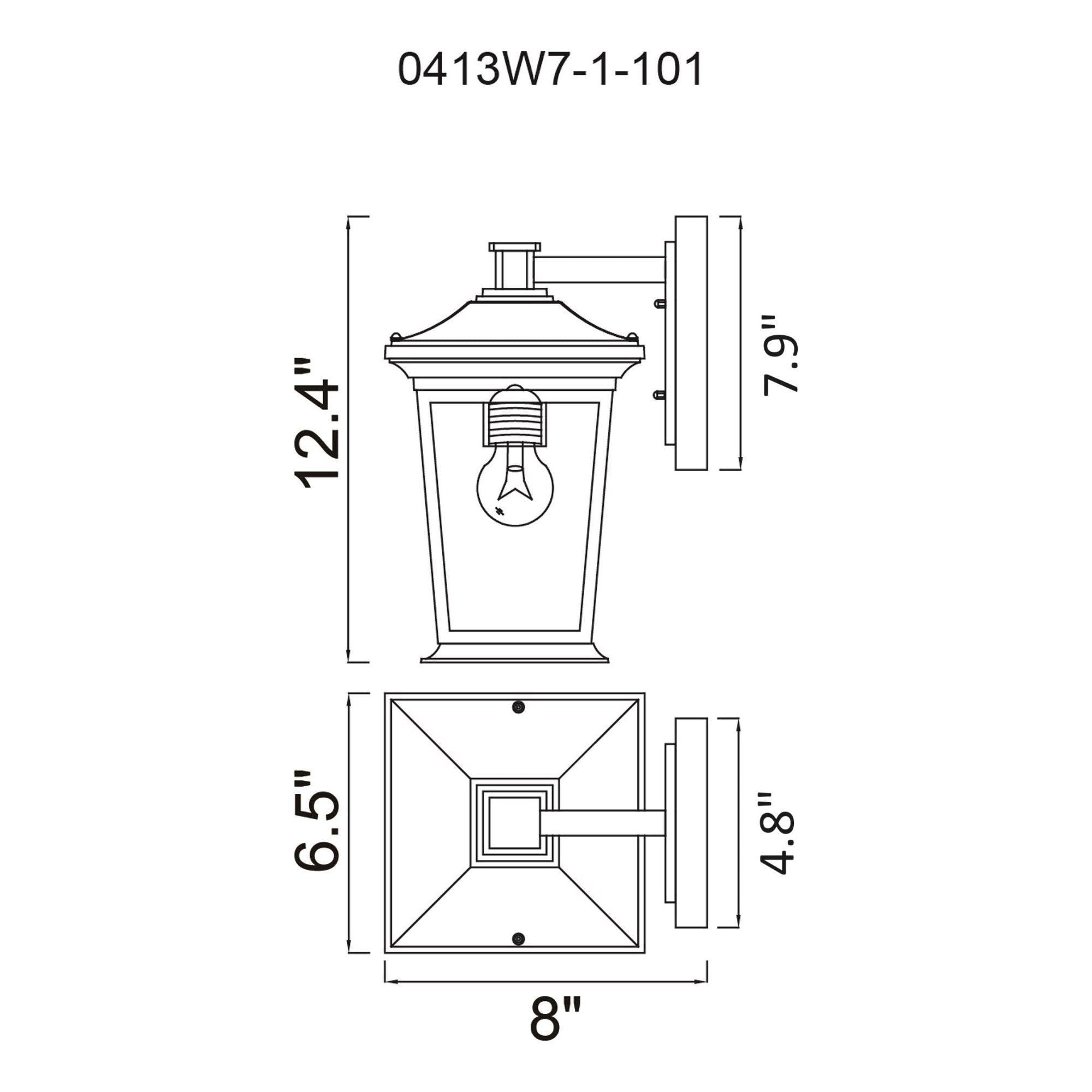 Leawood 1-Light Outdoor Wall Light