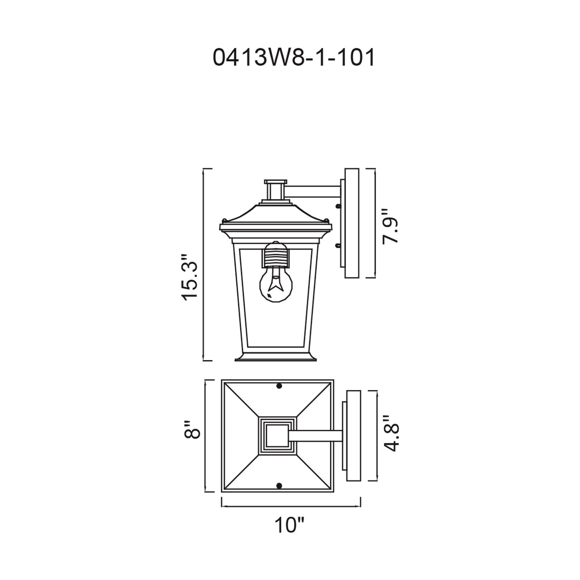 Leawood 1-Light Outdoor Wall Light