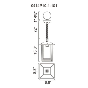 CWI - Winfield 1-Light Outdoor Pendant - Lights Canada