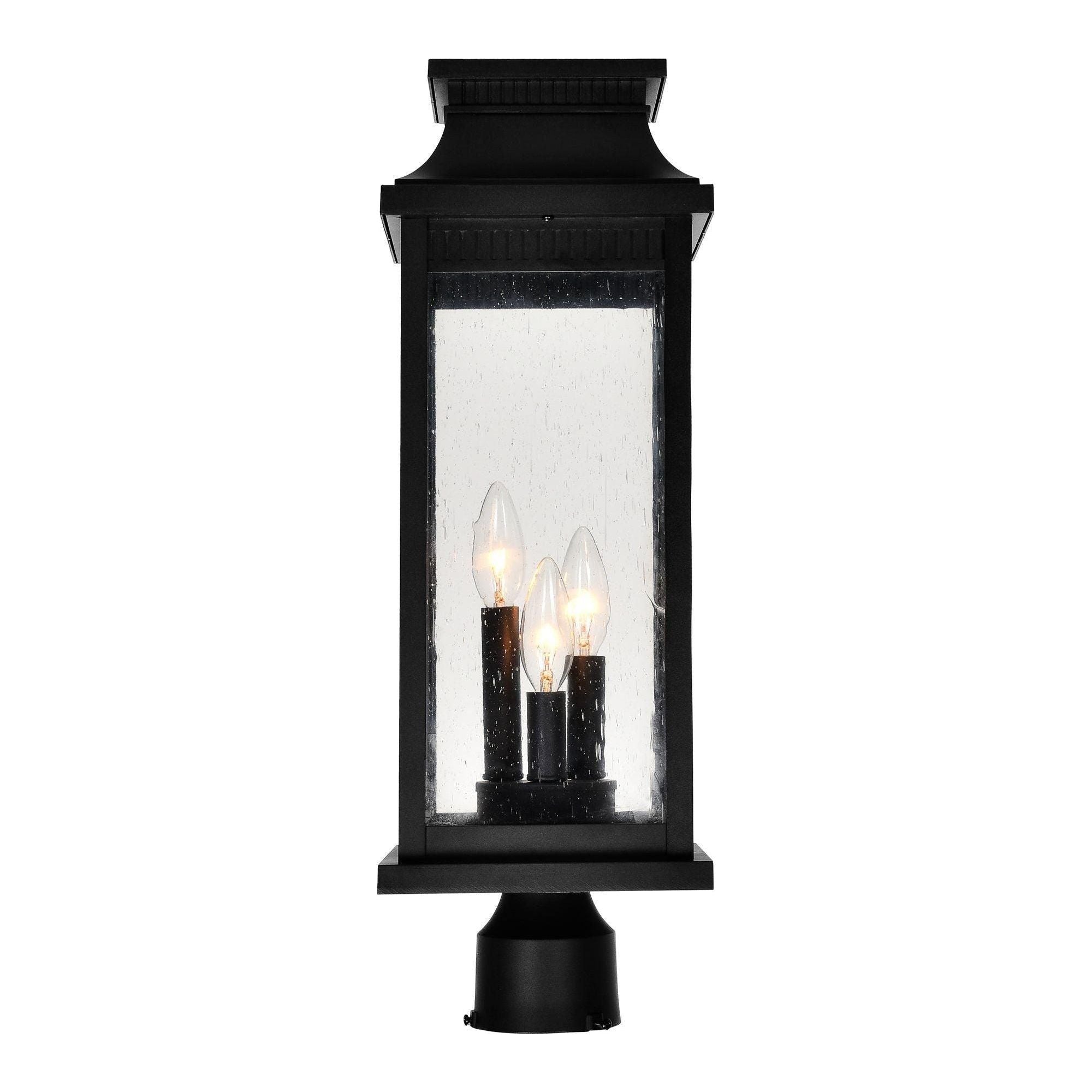 CWI - Milford 3-Light Outdoor Post Light - Lights Canada