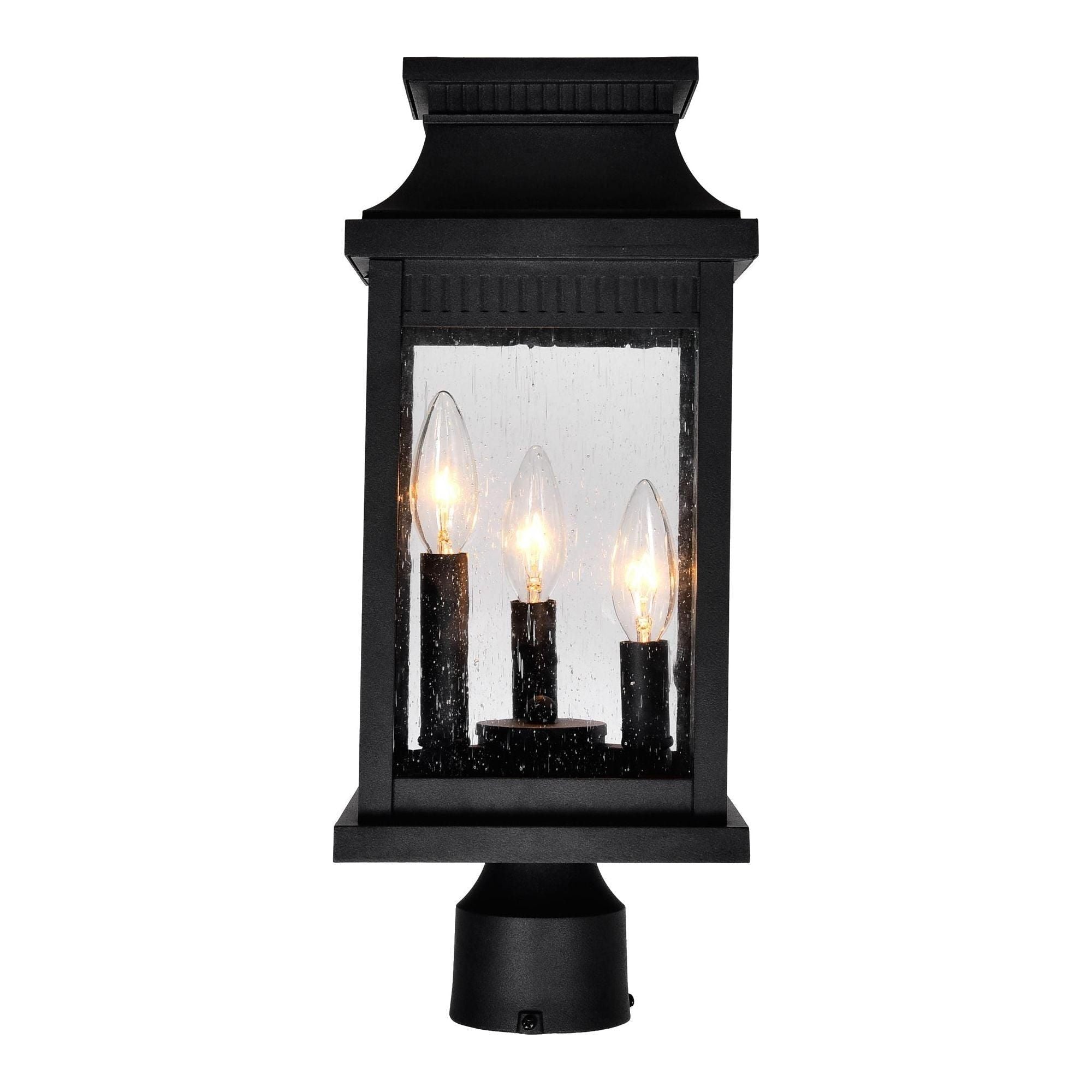CWI - Milford 3-Light Outdoor Post Light - Lights Canada