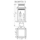 CWI - Milford 3-Light Outdoor Post Light - Lights Canada