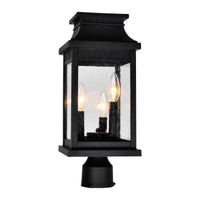 Milford 3-Light Outdoor Post Light