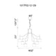 CWI - Corna Chandelier - Lights Canada