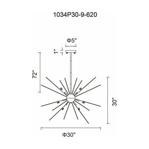 CWI - Savannah Chandelier - Lights Canada