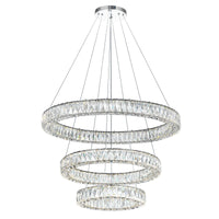 Madeline Integrated LED 3 Ring 32" Chandelier