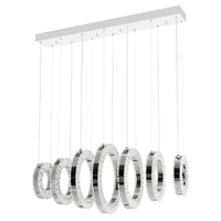 Celina Integrated LED 37" 7 Ring Chandelier