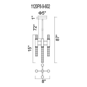 CWI - Orgue 9-Light Mini Pendant - Lights Canada