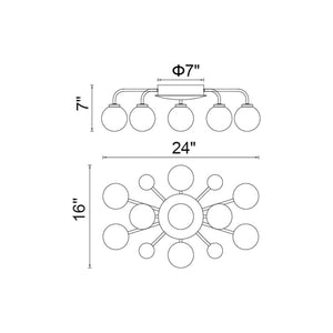 CWI - Element Flush Mount - Lights Canada