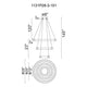 CWI - Ringer LED Integrated Chandelier - Lights Canada